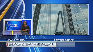 Falling ice on Ravenel Bridge leads officials to search for solutions [upl. by Neetsirk]