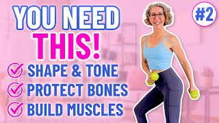 SCULPTING Strength with Dumbbells for Women over 50 [upl. by Trauner]