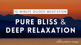 15 Minute Guided Meditation for Deep Relaxation Good for Sleep  davidji [upl. by Aiepoissac]