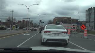 Driving in Pierrefonds and PointeClaire Quebec [upl. by Atnoled952]