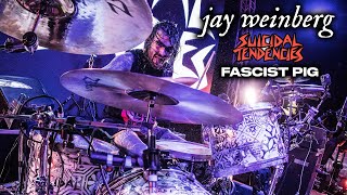 Jay Weinberg Suicidal Tendencies  quotFascist Pigquot Live Drum Cam [upl. by Annailuj]