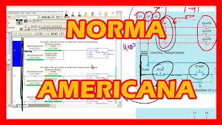 LEE Fácil un diagrama ELECTRICO Industrial en NORMA AMERICANA [upl. by Nailliw]