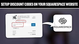 How To Set Up Discount Codes on Your Squarespace Website 2024 Full Tutorial [upl. by Amabel]