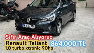 SIFIR ARABA ALIYORUZ  RENAULT TALİANT 10 turbo XTRONİC [upl. by Marrilee]