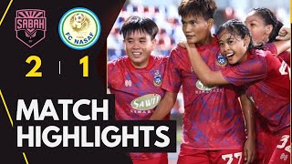 PFC Nasaf vs Sabah Match Highlights  Preliminary Stage AFC Womans Championship League 2024 Group C [upl. by Jewett]