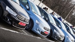 Видео с тестдрайва Citroen CElysee от InfoCarua [upl. by Aileda607]