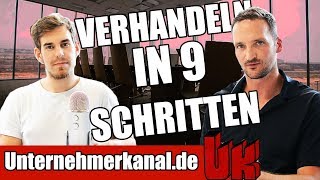 VERHANDELN lernen In 9 Schritten verhandeln wie ein Profi [upl. by Timmi138]