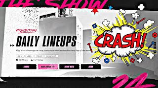 Daily Lineups makes MLB the Show 24 Crash [upl. by Liatrice28]