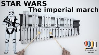 Star Wars  The Imperial March 💗🎺on the Glockenspiel BELLs 🎧 [upl. by Bust]