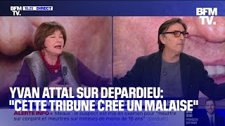 quotIl a le droit de ne pas être lynchéquot Yvan Attal défend Gérard Depardieu face à Macha Meril [upl. by Loats]