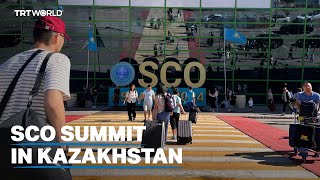 Leaders gather in Kazakhstan for annual SCO meeting [upl. by Ardek]