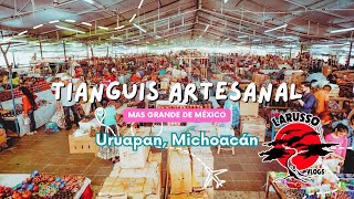 Tianguis Artesanal de Uruapan Michoacán 2024  Larusso Vlogs [upl. by Norwood]