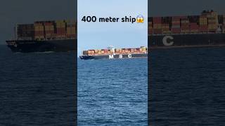 World’s biggest container ship🛳️☠️😱 explore travel shortvideo [upl. by Anana799]