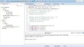 Cyclic Redundancy Check animation Network Laboratory part 3 [upl. by Onnem169]