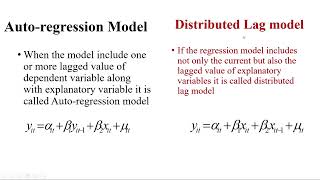 Autoregression vs Distributed Lag model Which one we should use Explained [upl. by Ericha]