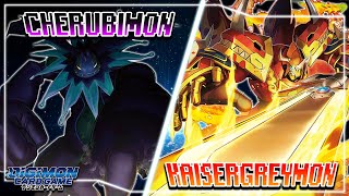 Digimon Card Game  Cherubimon Green VS Kaisergreymon Red EX04 [upl. by Gnart]