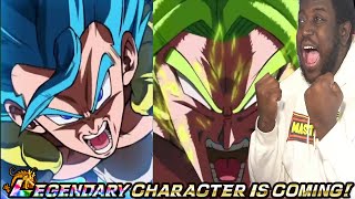 Phy LR Gogeta Blue amp Agl LR Broly Super Attack REACTION on DBZ Dokkan Battle 9th Anniversary [upl. by Atires359]