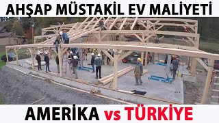 AHŞAP MÜSTAKİL EV YAPIM DETAYLARI VE MALİYETLER [upl. by Borszcz570]