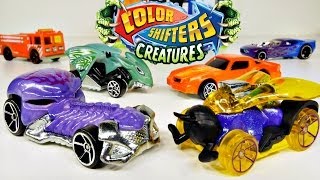 Hot Wheels Stunt N Dunk PLAY DOH Surprise Eggs Color Shifters Toys by Disney Cars Toy Club [upl. by Ylenats]