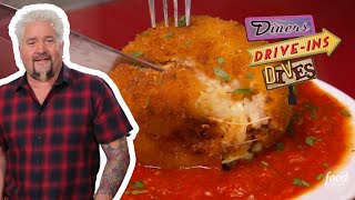 Guy Hits Up an OldSchool Italian Market in Baltimore  Diners DriveIns and Dives  Food Network [upl. by Gavin312]