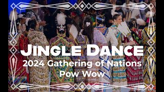 Jingle Dance  Side Step  2024 Gathering of Nations Pow Wow [upl. by Ludeman]