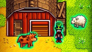 Building A Barn  Stardew Valley  15 [upl. by Sutelc]