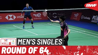 TotalEnergies BWF World Championships 2021  Liew Daren MAS vs Misha Zilberman ISR  R64 [upl. by Thisbee]