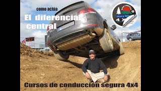 Curso conducción segura diferencial central  rutas turísticas 4x4 Nissan GR Toyota Land Cruiser [upl. by Maurizia]