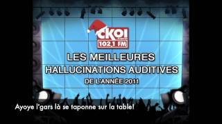 Meilleures Hallucinations Auditives 2011 [upl. by Luing]