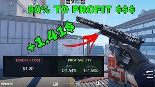 The Most PROFITABLE 1 CS2 TradeUp with Easy Floats [upl. by Garald784]