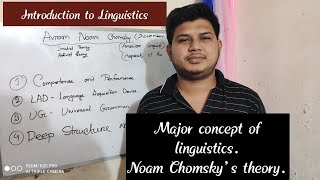 Noam Chomskys theory about language Competence PerformanceLADUGDeep structure and Surface St [upl. by Hgalehs824]