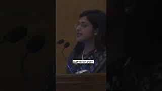 IAS Surbhi Goutams Speech at Rashtrapati Bhavan  IAS Shorts Motivational Video [upl. by Adlog]