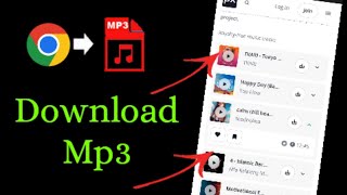 How to download MP3 songs using Chrome  MP3 songs downloader [upl. by Nuli]