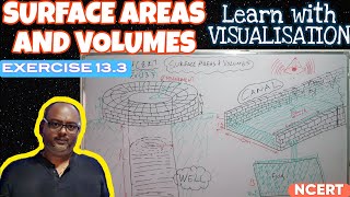 Maths Lecture Class10 Surface Areas and Volumes with Visualisation Exercise 133 Amaninder Sir [upl. by Keare]