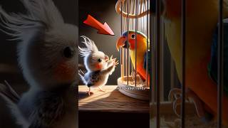 I seriously need to make it right 🎨🦜😳 funny parrot cockatiel [upl. by Llerud]