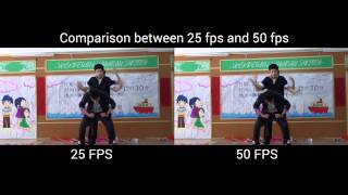 Comparison between 25fps vs 50fps video  SMK PBP 1 [upl. by Rockefeller126]