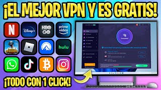 ¡PROTECCIÓN TOTAL 🎁 EL MEJOR VPN 100 GRATUITO PARA PC EN 2022 [upl. by Anavas]