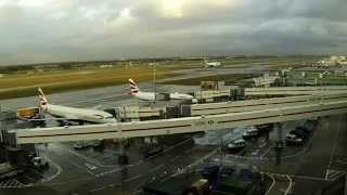 Heathrow Airport Terminal 5 Time Lapse FULL HD [upl. by Chloras716]