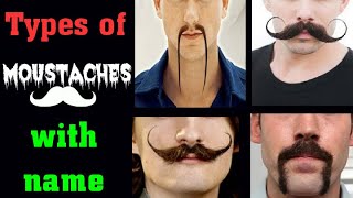 Types Of Moustaches With Namemustaches nameMustache Styles [upl. by Myrle]