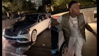 MoneyBagg Yo Is Flabbergasted After Girlfriend Ari Bought Him A Maybach For His Birthday [upl. by Held]