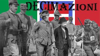 Le decimazioni italiane durante la prima guerra mondiale [upl. by Darraj]