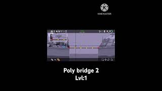 Poly bridge 2 lvl1  gaming polybridge2  like and subscribe [upl. by Bradshaw]