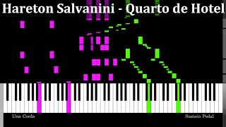 Hareton Salvanini  Quarto de Hotel  Piano Tutorial【Synthesiastyle】 [upl. by Lenno]