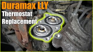 LLY Duramax Thermostat Replacement [upl. by Attenehs]