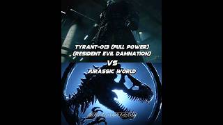 Tyrant013 Resident Evil Damnation VS Jurassic World  vs shorts [upl. by Byers]