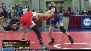 Schoolboy 97 Logan Rozynski New Jersey Vs Jack Dubach Wisconsin [upl. by Sibylla]