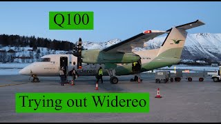 Flight Review – Widerøe Q100 OSLHOVOSL Economy [upl. by Sidonia]