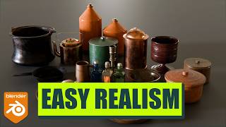 Realistic Materials Are Easy In Blender [upl. by Dani535]