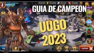 Guía del Campeón Uugo 2023 Raid Shadow Legends [upl. by Granger]