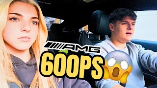 Ich fahre 600PS AMG mit Fibi😮 [upl. by Nnael]